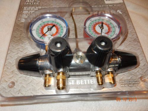 NEW JB 25233 4 Valve Zeppelin Manifold Gauge w/60&#034; Hoses