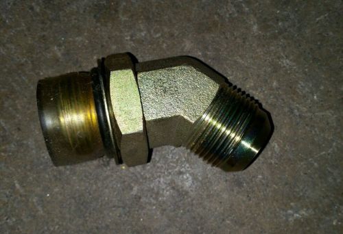 6802-16-16, 1&#034; MJ x 1&#034; MB 45, O Ring Boss, Fitting, Adapter