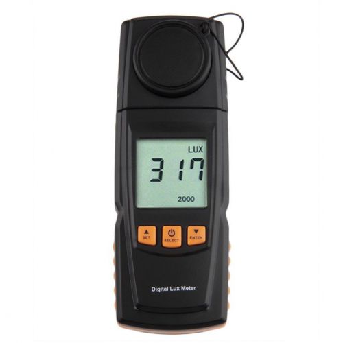 GM1020 LCD Display Handheld Digital Lux Light Meter Photometer Up to 200k Lux WW