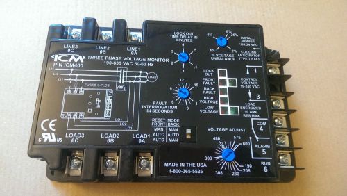 ICM400 THREE PHASE LINE VOLTAGE MONITOR ICM400C ICM 400