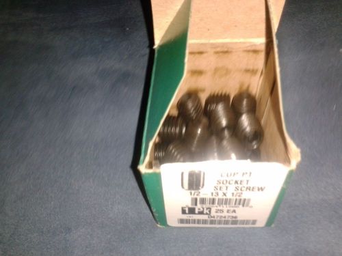 Camcar Cup pt Socket set screw  1/2 - 13x 1/2 25 count