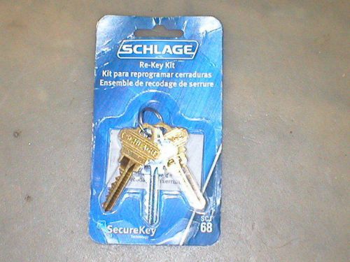 New schlage re-key kit for secure key door lock sc1 68, 71166 for sale