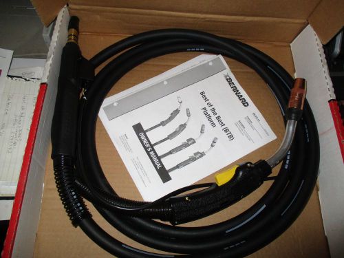 Bernard 400 Amp MIG Welding Gun, 15 ft whip, Miller Feeder, Q4015AE8EM, Q Gun