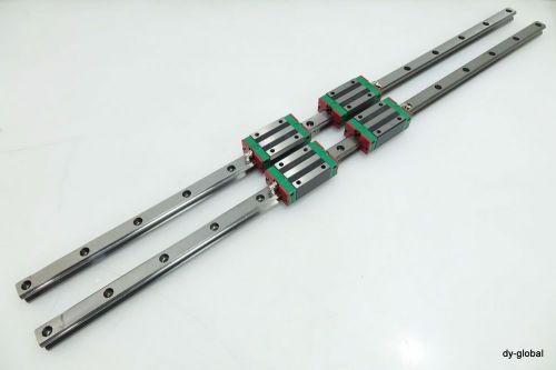 HIWIN HGH20C+800mm Used Linear Bearing Actuator THK HSR20R 2Rails 4Blocks CNC Ro