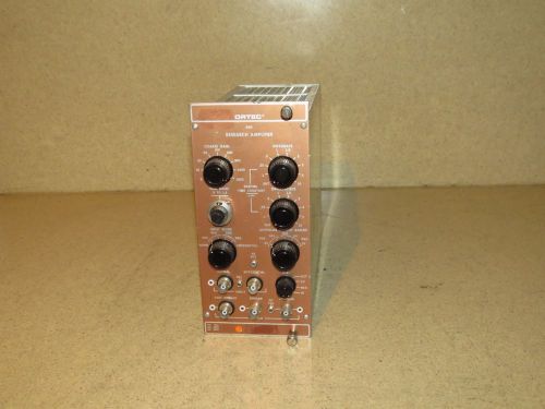 ORTEC MODEL 450 RESEARCH AMPLIFIER NIM BIN MODULE PLUG IN