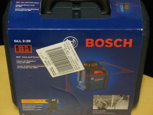 New BOSCH GLL 2-20 360 Line and Cross Laser Brand