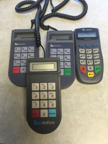 LOT OF 4 VeriFone PINpad 1000SE P003-160-02, P003-116-09(x3)