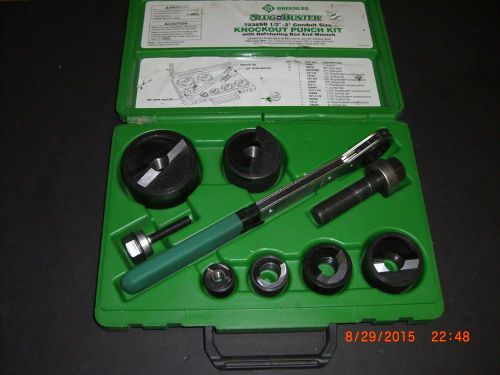 Greenlee Tools Slug Buster Knockout Punch Set 1/2&#034; - 2&#034;   7238SB