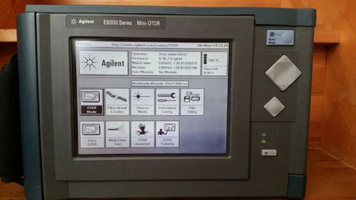 Agilent E6005A(E6000 Series) Multimode Mini-OTDR 26/34 dB class, 850/1300 nm