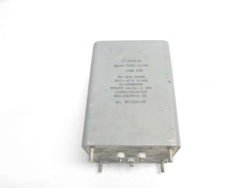 HILL ELECTRONICS 673-0406-00 BAND PASS FILTER D512414