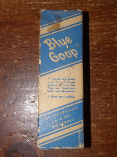 VINTAGE SWAGELOK BLUE GOOP THREAD LUBRICANT &amp; PIPE THREAD SEALANT BOX &amp; TUBE