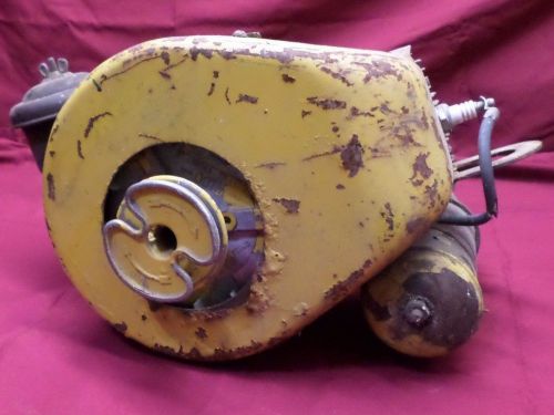 Antique Gas Engine Motor Wico Electric Co Fuel Wire Hit Miss Flywheel