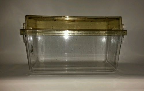 Allentown rodent lab cages with ventilated top 18x10x11h-clear w/gold tint top for sale