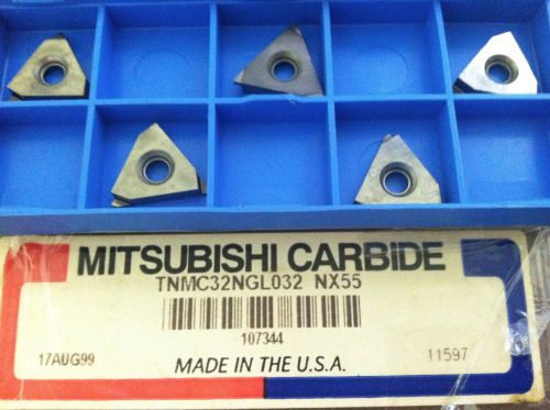 Mitsubishi TNMC32NGL032 NX55 Indexable Carbide On-Edge Threading Inserts