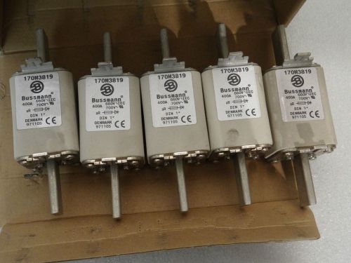 5x Bussmann 170M3819 400A Fuse for ABB ACS601 ACS604 ACS800 Inverter / VAT.Inv