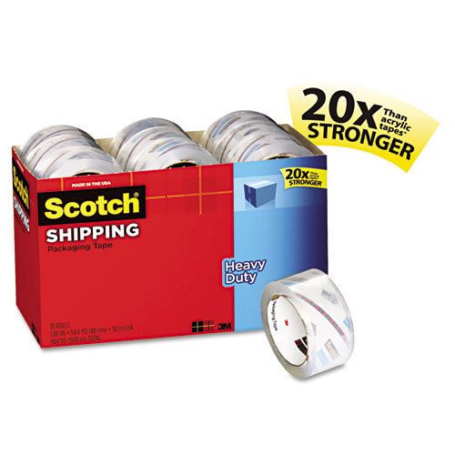 3850 Heavy-Duty Packaging Tape Cabinet Pack, 1.88&#034; x 54.6yds, 18/Pack