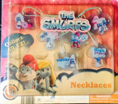 Huge Lot Of 250 The Smurfs Necklaces Bulk Vending Toys