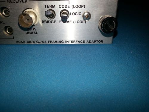 TTC MODEL 30609 FRAMING INTERFACE ADAPTOR