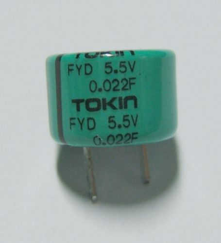 Tokin fyd0h223z 0.022f 5.5v super capacitor (lot of 10) for sale
