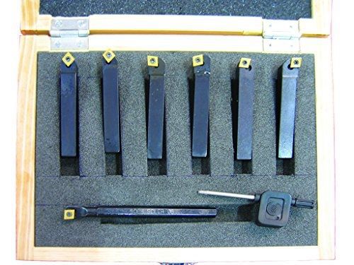 HHIP 2003-0250 7 Piece 1/4 Inch Shank Mini Tool Holder Set