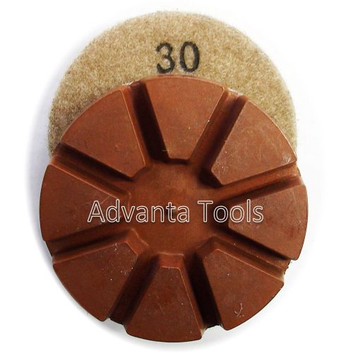 3” Metal Bond Diamond Polishing Pad for Concrete Floor – 30 Grit