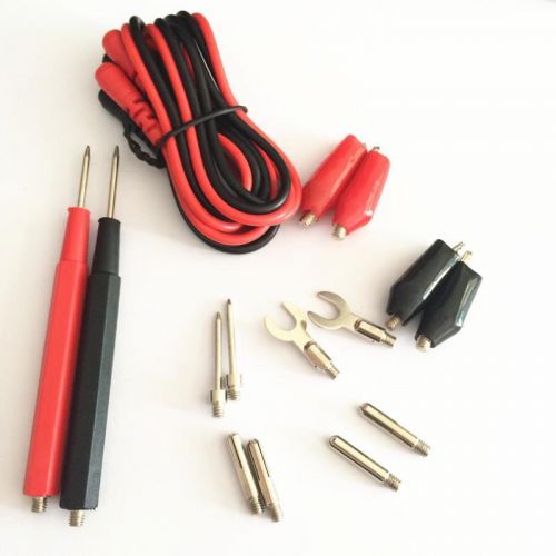 1 Set Multifunction Digital Multimeter Probe Test Leads / Alligator Clip