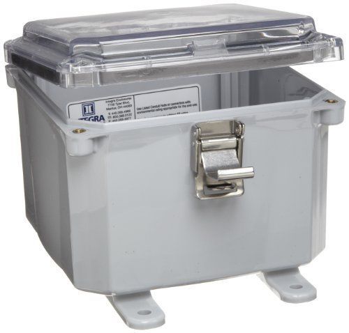 Integra h6064hcll premium line enclosure  hinged  locking latch cover  clear cov for sale