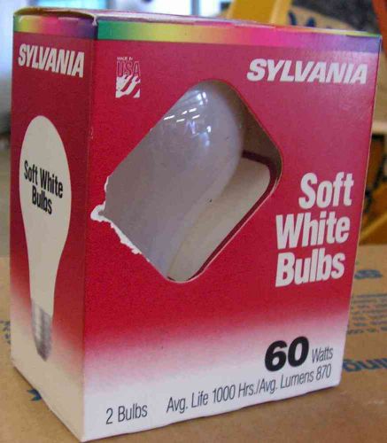 SYLVANIA 60 WATT INCANDESCENT LIGHT BULBS (24 EACH)