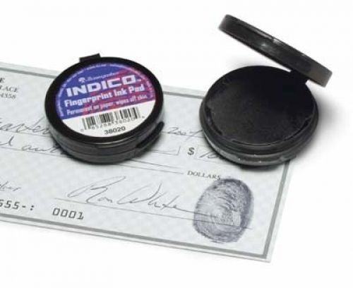 Fingerprint ink pad black for sale