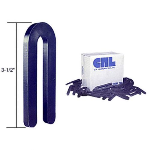 Crl black 1/4&#034; x 3-1/2&#034; plastic horseshoe shims for sale