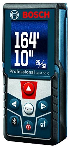 New Bosch Bluetooth Enabled Laser Distance Measurer w/ Color Backlit Display