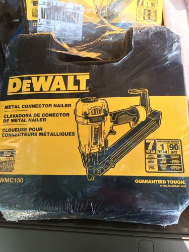 DEWALT 35-Deg 1-1/2&#034; Paper Collated Metal Connector Nailer DWMC150 NEW FREE SHIP