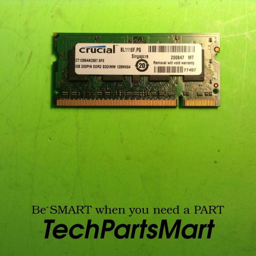 Pc2-5300s-555-12-a0 ici mt8htf12864hdy-667e1 1729l 1gb ddr2 667 cl5 ram memory for sale