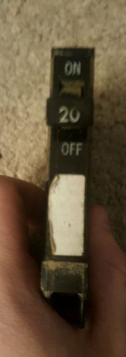 GE (GENERAL ELECTRIC) THQP 120 THQP120 1 POLE 20 AMP SLIM Circuit Breaker