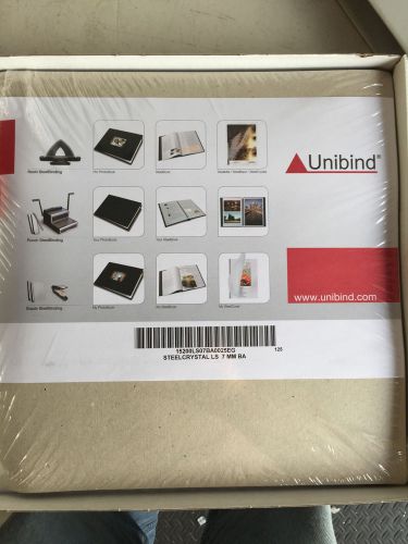 Unibind Steel Crystal Black 40-55 p   25 pieces Type 7