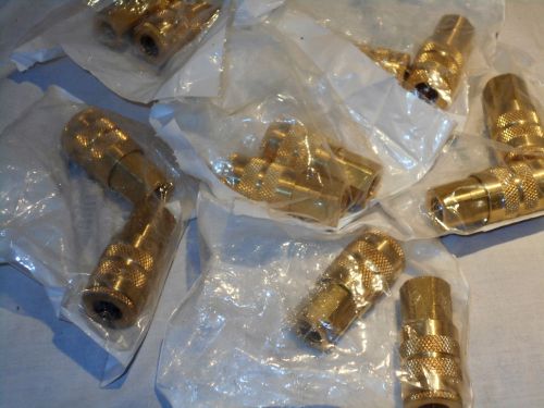 (12) Dixon 2F  Brass,Air Coupler 1/4&#034;x1/4&#034; Industrial Pneumatic Fitting, Socket