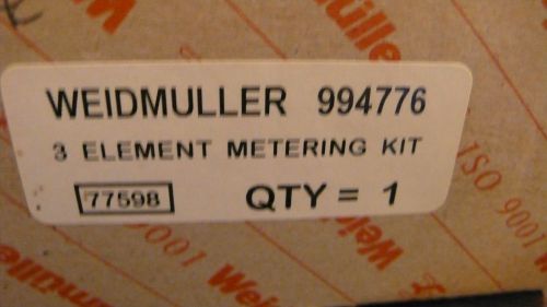 WEIDMULLER  3 ELEMENT METERING KIT 994776