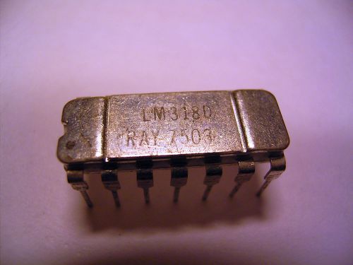 RAYTHEON LM318D LM 318 OPA METAL DIP Vintage Rare Collectible FAST SHIP FROM EU!