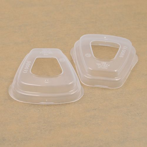 2pcs Plastic Filter Coverfor Dust Mask Replacement Protect Dust Allergy Clear