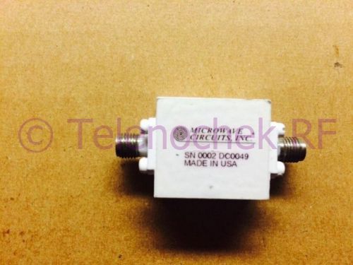 RF microwave LTE cellular high pass filter -30dB at 3.6 GHz/ 4.3- 18 GHz 10 Watt