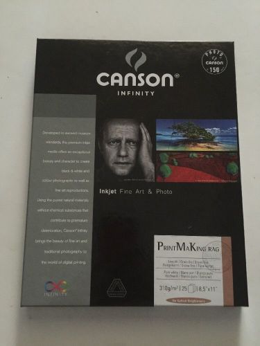 CANSON 310g Infinity BFK Rives Art Paper, 8.5 x 11&#034;, 25 Sheets