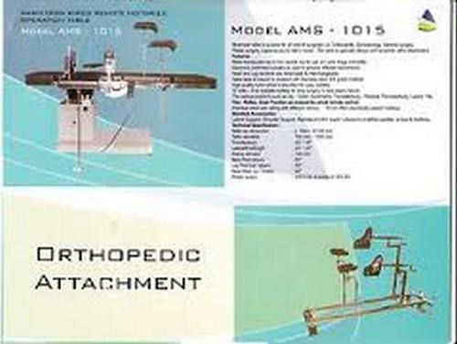 Wire remote C-arm compatible motorized OT Table with Ortho Attachments