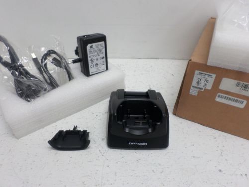 Opticon 1-slot charging dock 11468 iru-7000 with ac adapter, power cord - new for sale