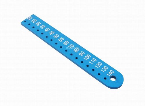 Dental test board/measure scale Ruler for Gutta Percha Points B047 Blue  VEP