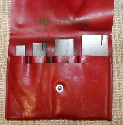 Vintage machinist lufkin no. 915 angle block set adjustable bars degree blocks for sale
