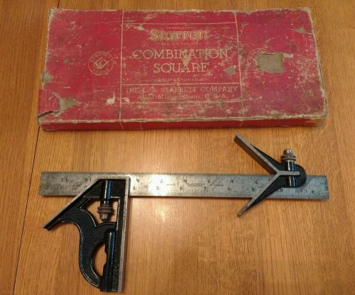 VTG STARRETT Combination Square &amp; Center Head. 12&#034; No. 11