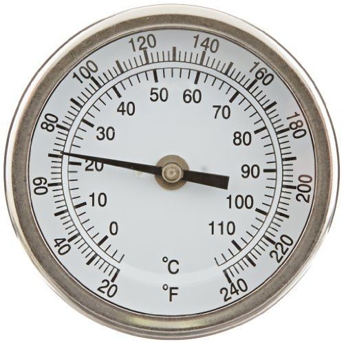 Pic gauges pic gauge b3b6-jj stainless steel bimetal thermometer with back for sale