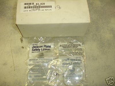 (2) Jackson Replacement lenses safety glasses 1480-0002 48 Clear Glass