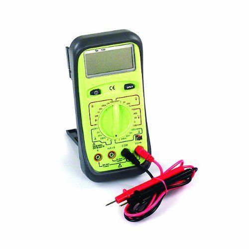 Tpi 133 manual-ranging, average-sensing digital multimeter with protective boot, for sale