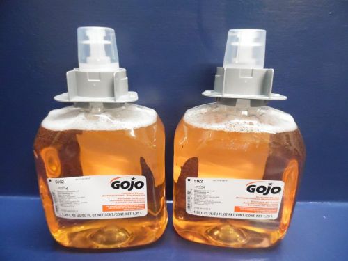 2 Pack GOJO Luxury Foam Antibacterial Handwash 5162 FMX-12 Refills 1250 mL Each